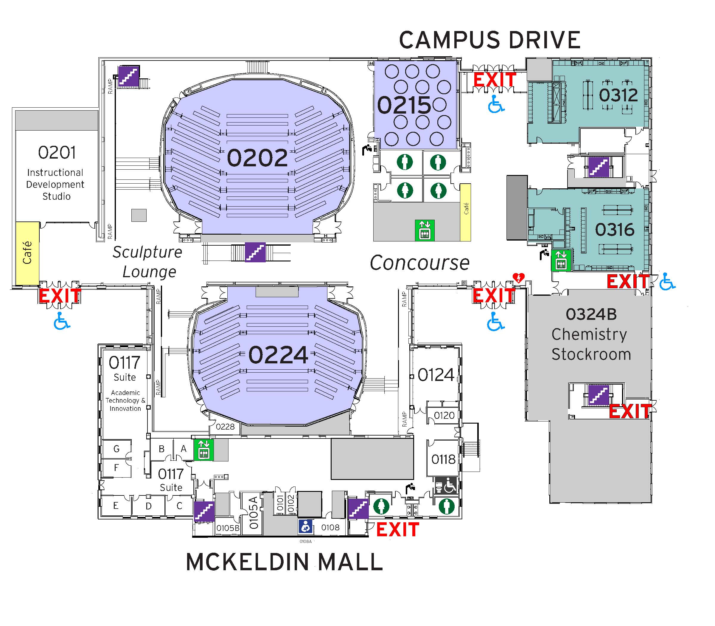 ESJ Ground Floor Map